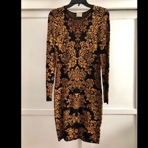 Torn by Ronny Kobo body-con midi dress